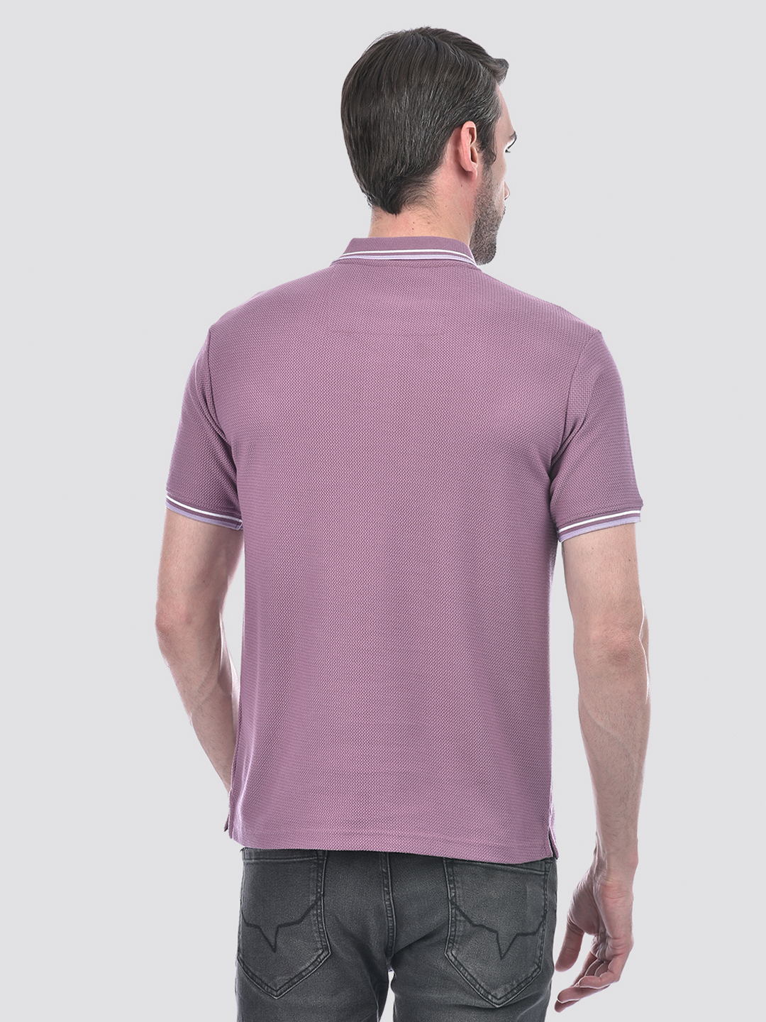Numero Uno Men Mauve Polo T-Shirt